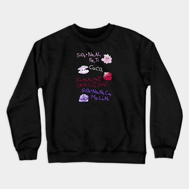 Chemical Gems Crewneck Sweatshirt by Silentrebel